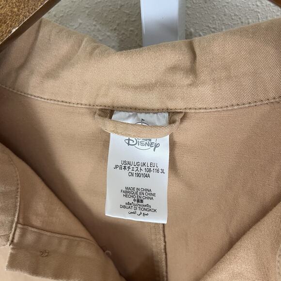 Disney Star Wars Button Down Shirt Mens Large Rebel Alliance Millennium Falcon - Picture 4 of 5